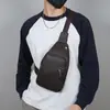 2026 Nuevo Modelo Bolsa de Pecho para Hombre de PU Bolso Cruzado Rebaja de Liquidación Multifuncional Gran Capacidad Nuevo Resistente al Desgaste para Entrega y Viajes de Negocios