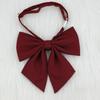 Accesorios Originales Jk Color Puro Estilo Preppy Corbata de Moño Niñas Uniforme de Marinero de Campus Estilo Preppy Lazo Gigante de Plumas