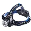 Farol de LED Farol de Indução Telescópico Luz de Bicicleta Luz de Pesca LED Outdoor Luz Forte Zoom Lâmpada de Mineiro Carregamento