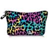 Directo de Fábrica Nueva bolsa de almacenamiento tipo clutch con estampado de leopardo degradado bolsa tipo dumpling