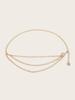 Corrente de cintura vintage feminina cinto fino decorativo simples versátil com vestido moda corrente de cintura cinto pequeno saia em estoque