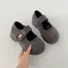 Sandalias Birkenstock de plataforma retro, tamaño pequeño, que realzan la altura, para mujer, nueva colección de otoño 2026, zapatos Mary Jane franceses versátiles de suela blanda