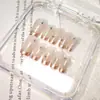 Piezas de Uñas Diamantadas Ojo de Gato Suaves 10 Piezas Código Mago Pegatinas de Uñas Artísticas Hechas a Mano Trapezoidales Casuales Uñas Portables Fantasma