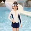 Trajes de Baño para Niñas 2026 Modelo Nuevo Profesional Secado Rápido Amigable con la Piel Traje de Baño de Dos Piezas para Niñas Venta al por Mayor
