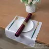Guardanapo de Cetim Guardanapo de Hotel Guardanapo de Casamento Pano Dobrado Flor de Tecido Alta Densidade Borda Travada Cor Sólida Pano para Limpar Copos Melhor Vendedor da Amazon
