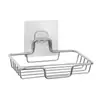 Oferta Especial Acero Inoxidable Sin Taladro Hogareño Jabonera Escurridor Caja de Jabón Dormitorio Baño Montaje en Pared Ventosa Elegante