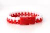 Nuevo producto n.º. 20 pulseras de cremallera bicolor joyería Yiwu suministro de pequeños productos puesto productos al por mayor