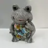 Artesanato de Resina de Caracol Brilhante Transfronteiriço Europeu e Americano Artesanato de Resina Criativo Jardim Paisagem Externa Ornamentos de Animais Pequenos