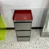 Carrinho de Ferramentas para Salão de Beleza Armário de Armazenamento Móvel com Gavetas Gabinete de Ferramentas para Barbearia e Cabeleireiro Aço Inoxidável