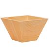 Melamina planta artificial maceta fábrica mayoreo imitación porcelana veta madera melamina cuadrada grande pequeña tamaño jardinería maceta