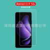 Película de Vidrio Templado Reno13 F 5G Media Pantalla oppo reno13f Película de Cristal Protección Ocular Luz Púrpura reno13 f