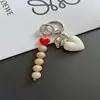 Cadena para Teléfono Estilo Ins Japonés y Coreano Colgante para Teléfono Forma de Corazón Accesorios de Cuentas de Colores Llavero Joyería Nuevo Modelo D