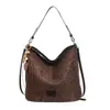 Bolso Tote de Lujo con Estampado de Leopardo Retro para Mujer 2026 Nuevo Moderno Bolso de Hombro Cruzado con Temperamento Bolso de Mano Versátil