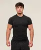 Gymshark Ropa Deportiva para Hombre Casual Running Secado Rápido Transpirable Body Camiseta de Manga Corta Tiburón Musculoso para Hombre