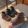 Botines Cortos para Niñas 2025 Primavera y Otoño Nuevo Estilo Coreano Estilo Princesa para Niños Cómodos y Versátiles Suela Suave Antideslizante Botas Populares