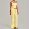 Conjunto de chaleco de yoga de secado rápido transfronterizo con hermoso diseño en la espalda, atuendo casual para correr y fitness 5276+1011
