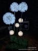 Lámpara LED de diente de león iluminación exterior impermeable fibra luminosa lámpara de caña decoración exterior de césped lámpara de paisaje para patio