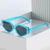 Nuevos Lentes Triangulares Transfronterizos Europeos y Americanos Simples Geométricos Moda Estilo Urbano Estilo Pasarela Gafas de Sol al por Mayor