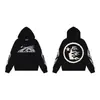Moda Estadounidense Transfronteriza Hellstar Calle Estadounidense Hip-Hop Versátil Casual Otoño e Invierno Sudadera con Capucha Estampada
