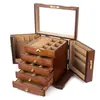 Caja de Joyería de Madera Maciza 2026 Caja de Joyería Collar Pendientes Anillos Pulseras Caja de Joyería Decoración Boda