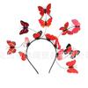 Tiara Borboleta Colorida Popular Europeia e Americana, Acessórios de Cabelo e Headwear de Borboleta Mais Vendidos na Amazon Fornecimento Atacadista