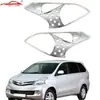 Adequado para Toyota 2012 Avanza Capa do Farol/Capa do Farol Galvanizada Decorativa Proteção Estrutura do Farol Modificada