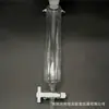 Columna de cromatografía de vidrio 30*300mm/40*400mm Tapón de PTFE Pistón de PTFE Núcleo de arena Clavo de marcado Columna de cromatografía