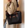Bolsa Tote Feminina de Grande Capacidade para Primavera, Nova Bolsa Grande Fashion para o Dia a Dia, Bolsa de Mão com Alça de Ombro, Bolsa Tote de Tecido Oxford