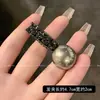 Grampo de cabelo de diamante requintado feminino, franja de celebridade da Internet da moda, clipe lateral, novo estilo elegante, grampo de cabeça para trás, todos os acessórios de cabelo combinando