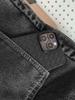 Bolsa de Lona Jeans Lavado Estilo Japonês para Mulheres 2024 Nova Bolsa Transversal de Grande Capacidade Bolsa de Ombro Único de Grande Capacidade para o Dia a Dia