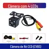 Câmera de Ré Retrovisor para Carro à Prova d'Água Universal Estilo Coreano Visão Noturna Starlight Câmera de Carro Ahd Ccd