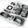 Conjunto Completo de Accesorios para Barandilla de Acero Zincado Base de Fijación Soporte Lámina de Hierro Cubierta Ovalada Soporte en Forma de Z Cubierta Decorativa Valla Sin Soldadura