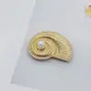 Hebilla decorativa de metal de concha de perla europea y americana transfronteriza, hebilla de bikini de bufanda de traje de baño de lujo de alta gama, accesorios para bolsos