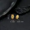 Prata 925 Banhada a Ouro 24K em Toda a Peça e Cravejada com Zircônia, Acessórios de Joias DIY Design Original, Acessórios de Moda Artesanais Acabamento Fino
