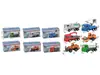 Juguetes de Autos de Aleación para Niños Vehículos de Ingeniería Metálicos Excavadoras Vehículos de Saneamiento Urbano y Tráfico Modelo de Coche Adornos Regalos
