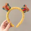 Diadema de Peluche de Oso de Peluche Navideño para Mujer Otoño Invierno Diadema con Lazo Ambiente Festivo Accesorios para el Cabello Pinzas para el Cabello