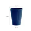 Taza de Paja de Trigo Más Vendida Transfronteriza, Taza Simple con Patrón Digital para el Hogar, Taza de Plástico Grande para el Hogar, Taza para Cepillarse los Dientes para Dormitorio