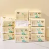 Toalla de Papel Longzhu 520 Paquete de 10 Serie Fanghua Urraca Nube Paquete Grande Servilleta de Pañuelo Facial para el Hogar