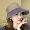 Chapéu Viseira de Proteção Solar para Mulheres, Estilo Influenciadora do Tiktok, Chapéu de Sol de Praia de Verão Respirável de Aba Larga, Boné de Beisebol Versátil para Viagem