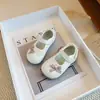 Zapatos Mary Jane para Niñas Suela Suave Zapatos de Princesa Modelo Primavera y Otoño 2026 Zapatos Individuales Transpirables de Malla para Niños con Lazo Zapatos Pequeños de Cuero