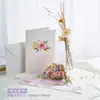 Tarjeta de Felicitación Estéreo con Corte de Mariposa Estilo Ins de Alta Apariencia Creativa Tarjeta de Bendición de Confesión Festiva Día de San Valentín Navidad