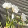 Direto da Fábrica Comércio Exterior nova flor artificial flor artificial crisântemo arranjo floral interno acessórios ramo único Crisântemo africano branco