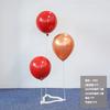 Mesa de Globos para Comercio Exterior Soporte Flotante Flotante con Forma Especial Varilla Recta Costura Estante de Exhibición para Bodas Globo Siete en Uno Transparente