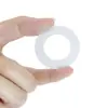 Junta de Silicona Blanca Adhesiva Almohadilla Autoadhesiva de Silicona Sellado a Prueba de Fugas Almohadilla de Pie de Silicona Junta de Silicona de Grado Alimenticio