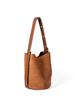 2024 Otoño e Invierno Nuevo Estilo Coreano Diseño Nicho Bolso de Hombro de Gamuza Bolso de Cubo Casual Retro de Gran Capacidad para Mujer