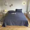 Sábana de Color Sólido Simple para Cama Individual Doble Estudiante Dormitorio Cama Individual Cama Doble Antideslizante Dormitorio Cama Venta al por Mayor Envío Gratis Transfronterizo