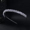 Acessórios Diários, Acessórios de Cabelo com Design Exclusivo, Estilo Elegante, Faixa de Cabeça Cravejada de Diamantes de Luxo Leve, Acessório de Cabeça Estilo Francês, Faixa de Cabeça com Zircônia