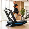 Caminadora Comercial No Eléctrica, Equipo Mecánico Específico para Gimnasio y Fitness en Casa, Caminadora Curva