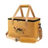 Bolsa Térmica Plegable y Lavable para Barbacoa Transfronteriza, Gran Capacidad, Se Puede Llevar en la Mano o Cruzada, y Se Puede Usar Repetidamente para Guardar Carne