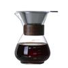 Fornecedor de Cafeteiras Fornece Conjunto de Jarra de Vidro para Café Coado Manual para Uso Doméstico com Copo Filtrante Cafeteira Doméstica
